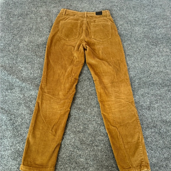 BDG Women's Corduroy Pants Mom High Rise Size 25 Khaki Tan Academia Preppy Urban - Picture 5 of 16